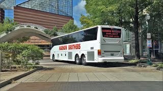 Car driving downtown - Chattanooga Tennessee USA