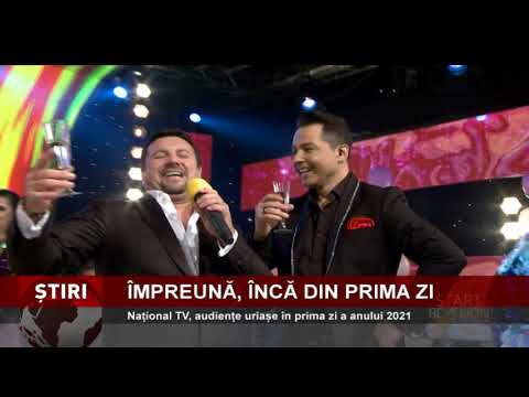 Național TV, audiențe uriașe în prima zi a anului 2021