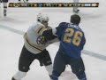 Milan Lucic vs B.J. Crombeen Dec 21, 2008 - NESN feed