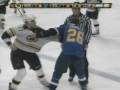 Milan Lucic vs B.J. Crombeen Dec 21, 2008 - NESN feed