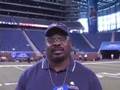Ickey Woods at the AAFL Combine in Detroit