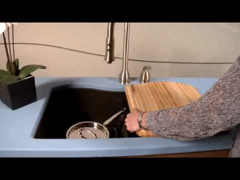 how to clean an e-granite sink