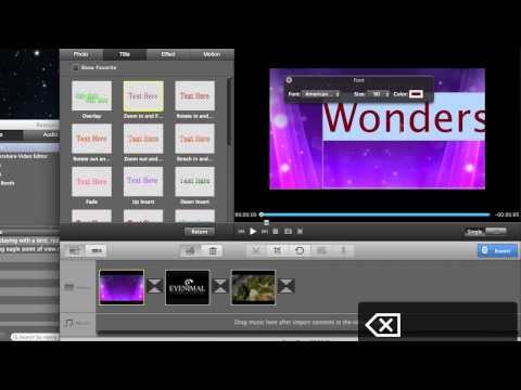 free mac software - http://www.video-editor-software.com/ Are you looking to edit videos on your Mac the quick and easy way? Not a video editing expert? With video editor softwa...