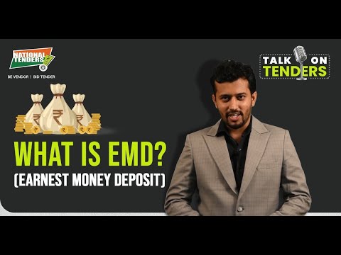 What is EMD (Earnest Money Deposit) by Mr. Nitin S.Jain, National Tenders in Hindi | Talk On Tenders