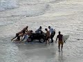 HURRICANE IKE COP ATV SWAMPED IN THE GULF