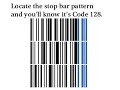 Identifying Code 128 Barcodes
