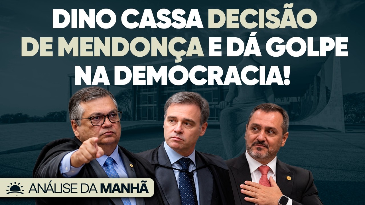 🚨 Dino Passa Por Cima de Mendonça e Reintegra Andrei na PF!
