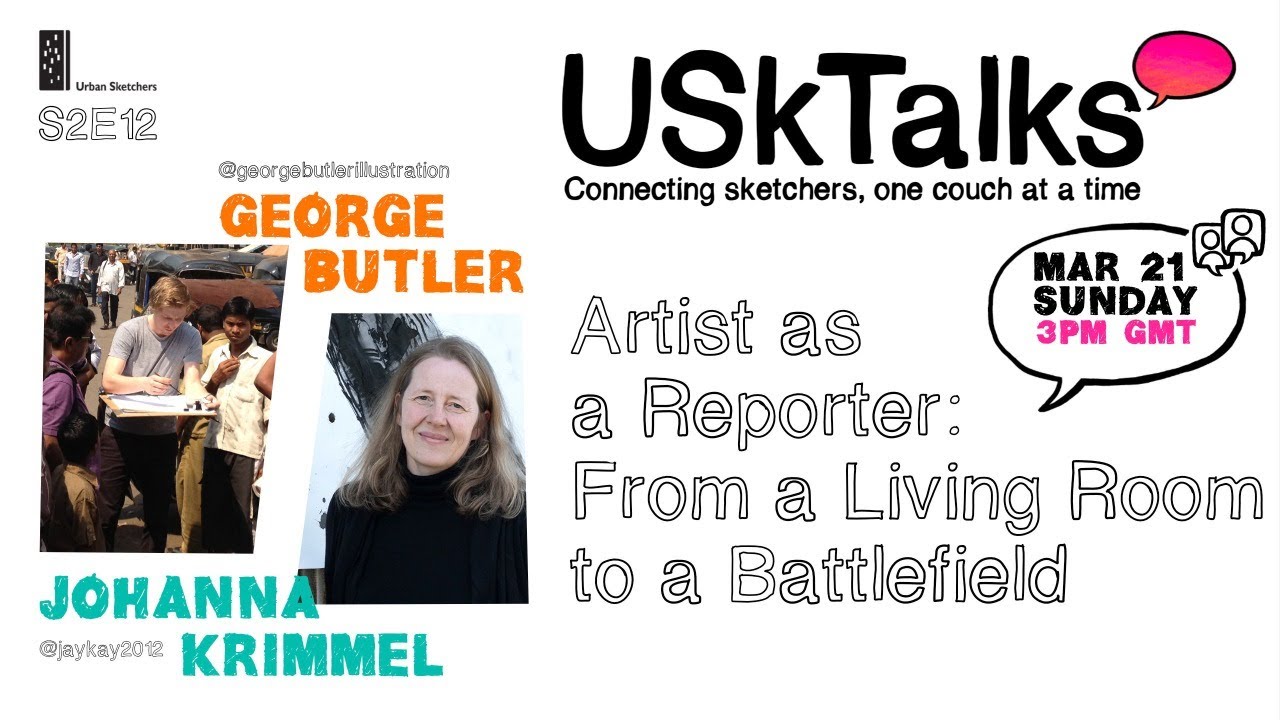 USk Talks S2E12:  Artist as a Reporter: From a Living Room to a Battlefield