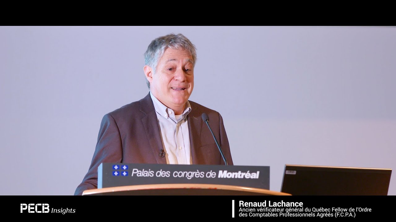 L’expérience d’un Vérificateur général - Renaud Lachance