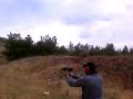 Shooting some distance with uzzi 9mm semi kebop greece
