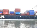 APL container ship at Savannah, GA