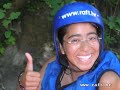 RAFTING ON THE RIVER CETINA NEAR TOWN OMIS IN CROATIA