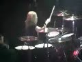 Avril Playing drums