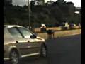 videos de un âne surl'autoroute attention