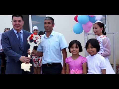 Emba oil people have presented accomodations for 8 families with many children