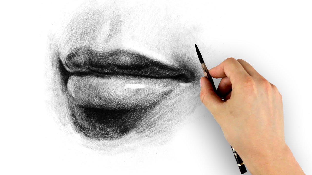 lips drawing tutorial