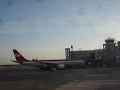 taxiing at duesseldorf airport with air berlin