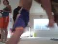 my crazy little brother and jordy being crazy runin around