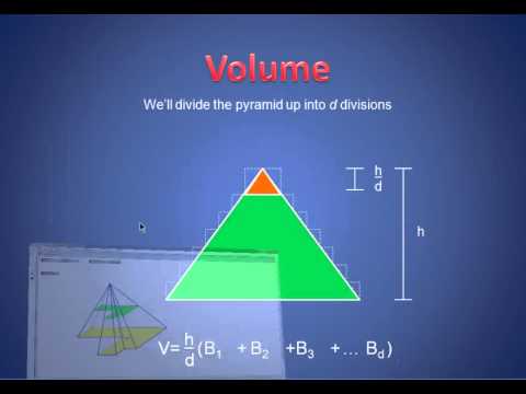 how to prove volume of pyramid