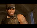 in the sequel to 50 cent: bulletproof, players again become one of the world's biggest hip-hop stars in an all out battle to protect 50 cent's assets and to collect payment from a crooked overlord. the game features 50 cent in a multi-player online drop-in and drop-out co-op world that allows him to call on his g-unit pals to watch his back in intense gameplay action. 

50 cent: blood on the sand features interactive counter-kills that let the player take control of the finishing moves. and for the first time in a game, 50 cent finds himself behind the wheel and flight stick in a variety of driving missions and aerial combat challenges. it also comes packed with more exclusive unreleased music from 50 cent and g-unit, that provides a new arsenal of beats to listen to as the player battles to regain control of 50's possession's.

note: 50 cent: blood on the sand preview: 