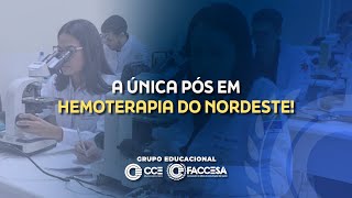HEMATOLOGIA E HEMOTERAPIA LABORATORIAL – A ÚNICA PÓS EM HEMOTERAPIA DO NORDESTE!