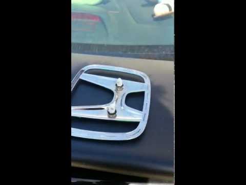 How to take off Honda emblem w/o breaking clips!