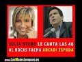 www.lasmalaslenguas.es En su programa en Onda Cero, Julia Otero ha achantado al ilustre miembro cavernario de la ultraderecha libegal Arcadi Espada por crecerse demasiado defendiendo a facinerosa. Tras respaldar y aumentar los insultos de facinerosa y extenderlos de los gallegos a los que se molestan cuando los llaman maricones, gitanos, negros, ha tenido la mala suerte de hacerlo delante de una mujer que le da mil vueltas en todos los aspectos y lo ha puesto en su sitio sin recurrir al insulto, al contrario que el facineroso libegal, que ha vomitado todas las deposiciones que ha podido por la boca.