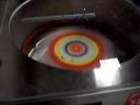 JBearJr Creates Spin Art at the Library Reading Party