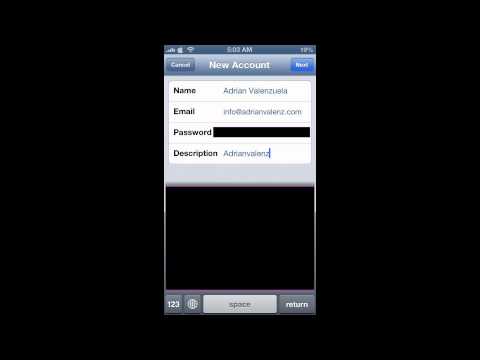 how to set email on iphone 6