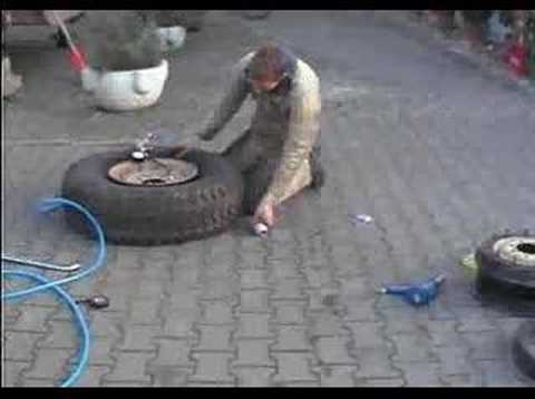 HUMMER Tire blowup