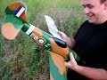 RC Plane Crash: right into pilot!!