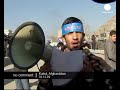 Afghans protest against the killing of civilians resulting from a NATO attack