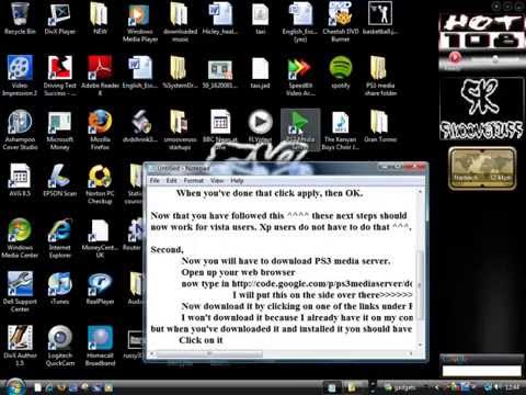 how to setup ps3 media server