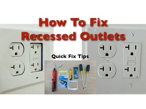how to patch electrical outlet