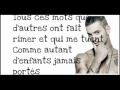 M.pokora - A Nos Actes Manquées Paroles/lyrics