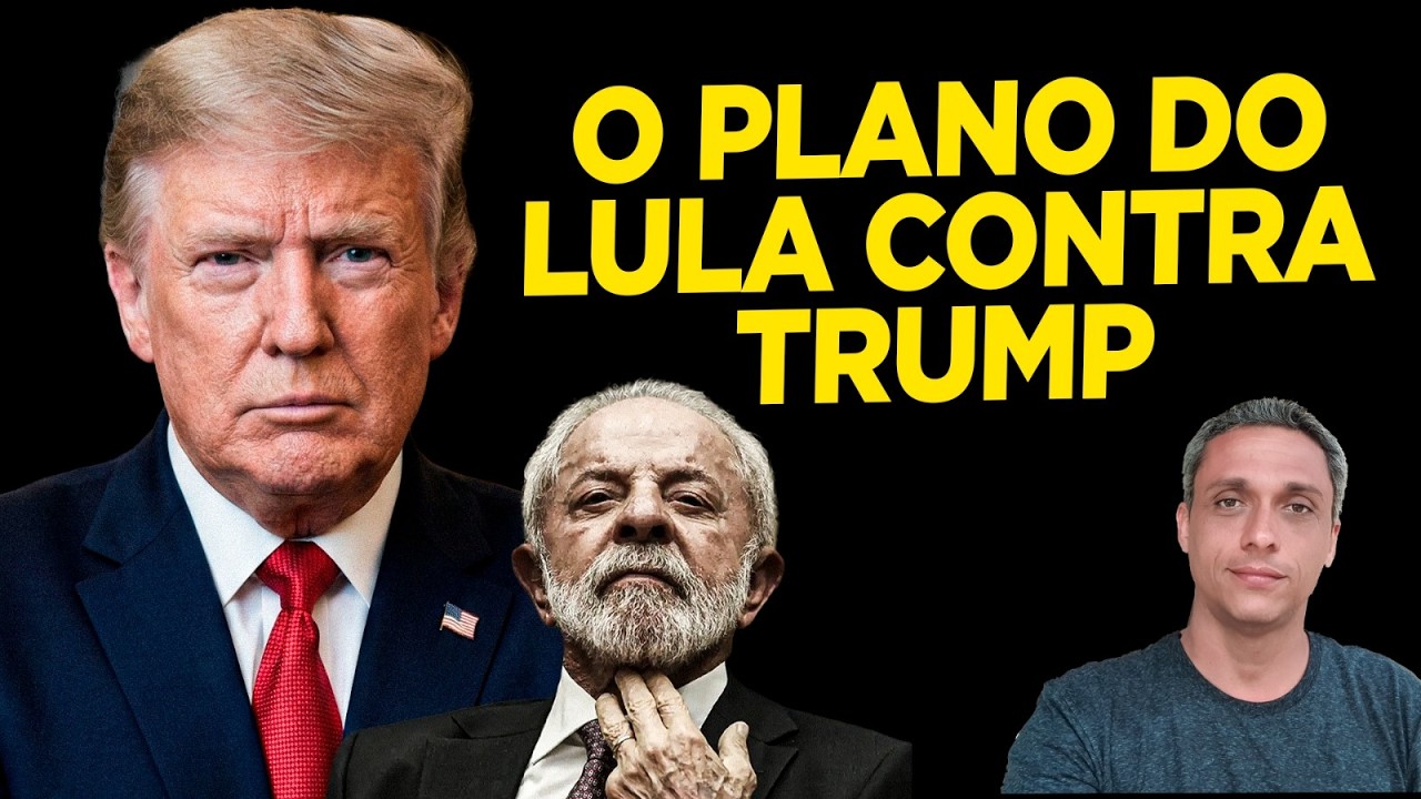 O PLANO DO LULA -  Ladrão vai pra cima do TRUMP para cavar um TARIFAÇO