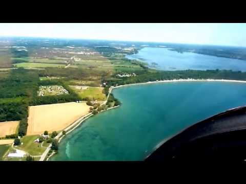 Flight over Sandbanks Provincial Park