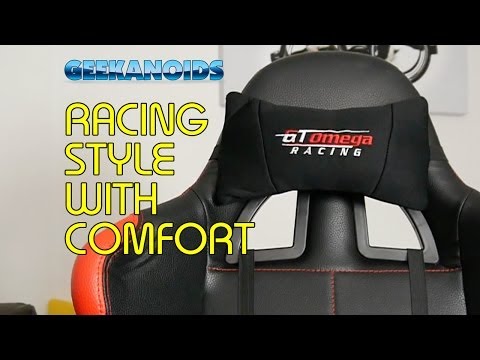 GT Omega PRO Racing Office Chair Review @GTOmegaRacing