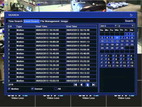 Searching for Recorded Footage by Event