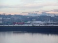 Glasgow and River Clyde on Christmas Day 2009