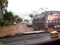 In the car to Jinja,Uganda