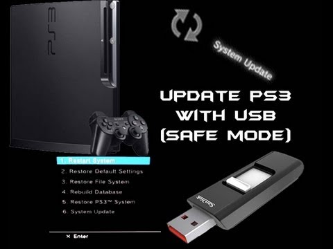 how to update a ps3 via usb