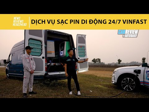 Trải nghiệm dịch vụ Sạc pin lưu động 24/7 của VinFast với chi phí chỉ 50 nghìn đồng |Autodaily.vn|