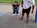 eliya fay on swing for first time eliya fay on swing for first time