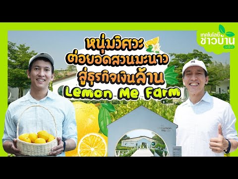 หนุ่มวิศวะ ต่อยอดสวนมะนาว สู่ธุรกิจเงินล้าน Lemon Me Farm | เทคโนโลยีชาวบ้าน