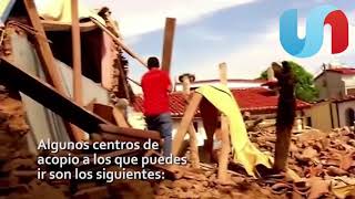 Instalan centros de acopio en Hermosillo para damnificados por temblor