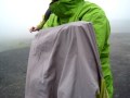 Ruta de La Muerte, Coroico, Bolivia...ready to start...in the cold and mist...