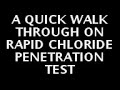 Rapid Chloride Penetration Test ( AASHTO T-277, ASTM C-1202)