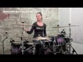 Emmanuelle Caplette Plays TOTO On Her Sonor Ascent Kit 2012