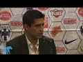 Presentacion de Ricardo Osorio en Rayados
